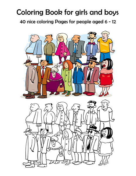 Coloring Book for girls and boys