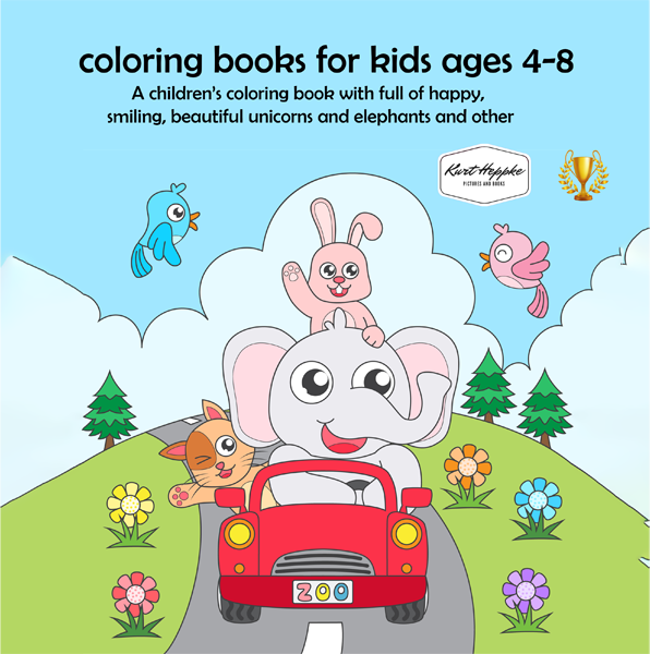 coloring books for kids ages 4-8