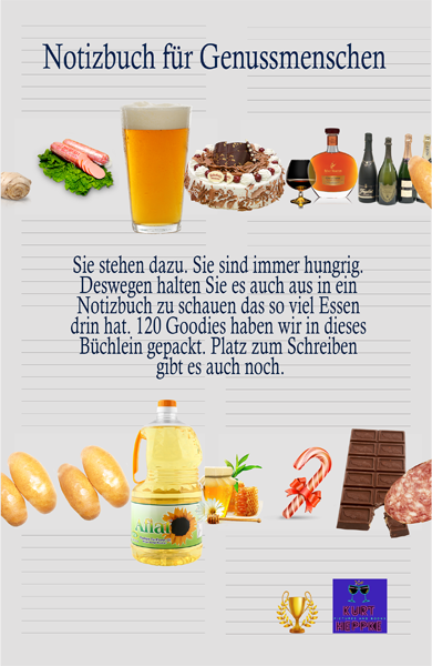 Notizbuch für Genussmenschen