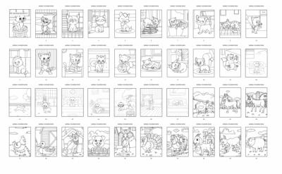 coloring books for kids  ages 4-8 – Bild 3