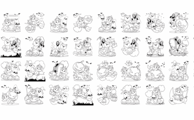 Helloween coloring book for children – Bild 3