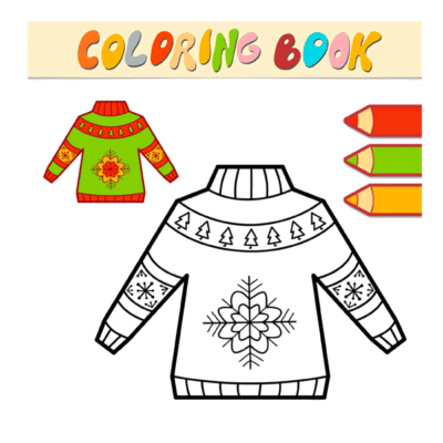 christmas coloring book  for children 3-6 years old – Bild 4
