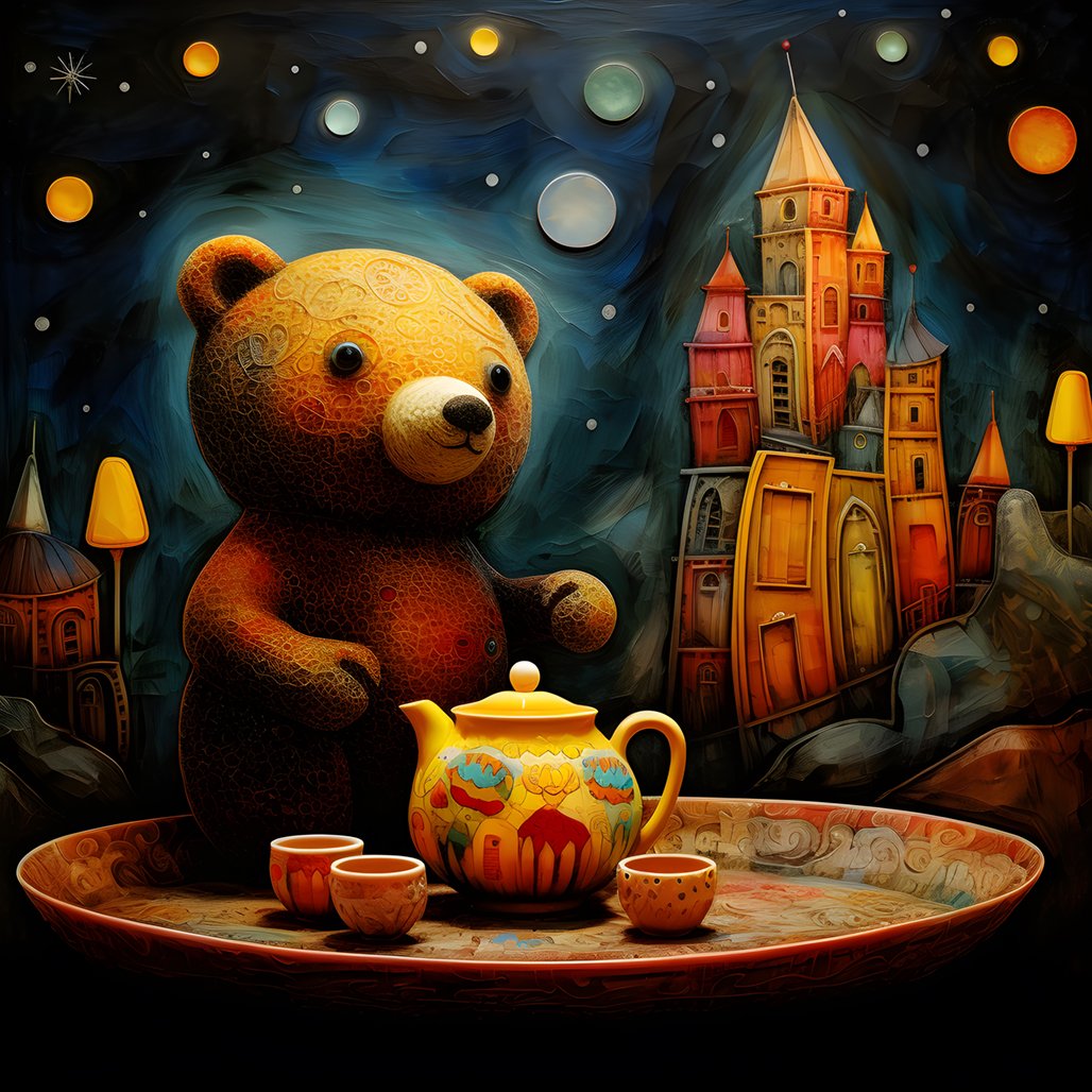 Mehr über den Artikel erfahren Teddy bear and honey pot