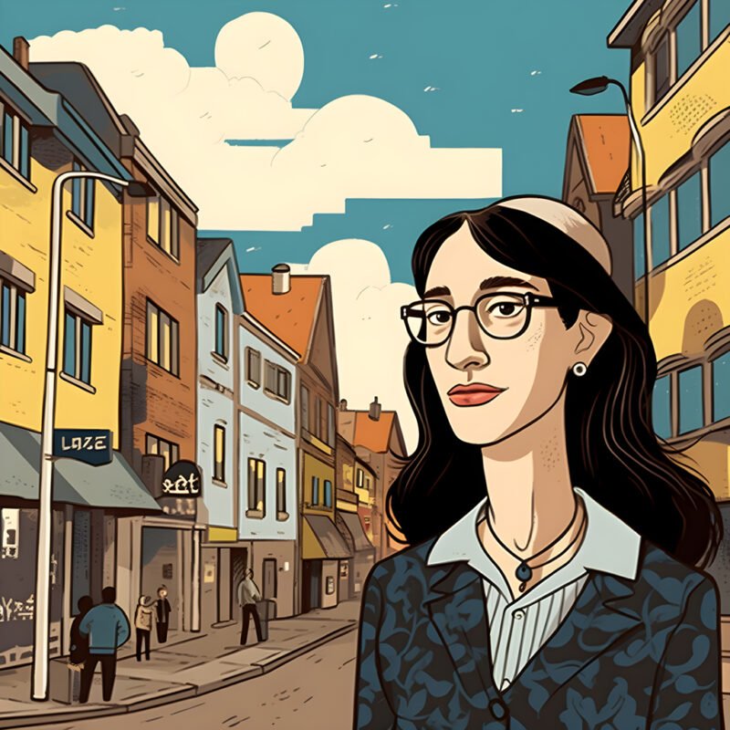 Mehr über den Artikel erfahren cartoon of an urban jewish woman