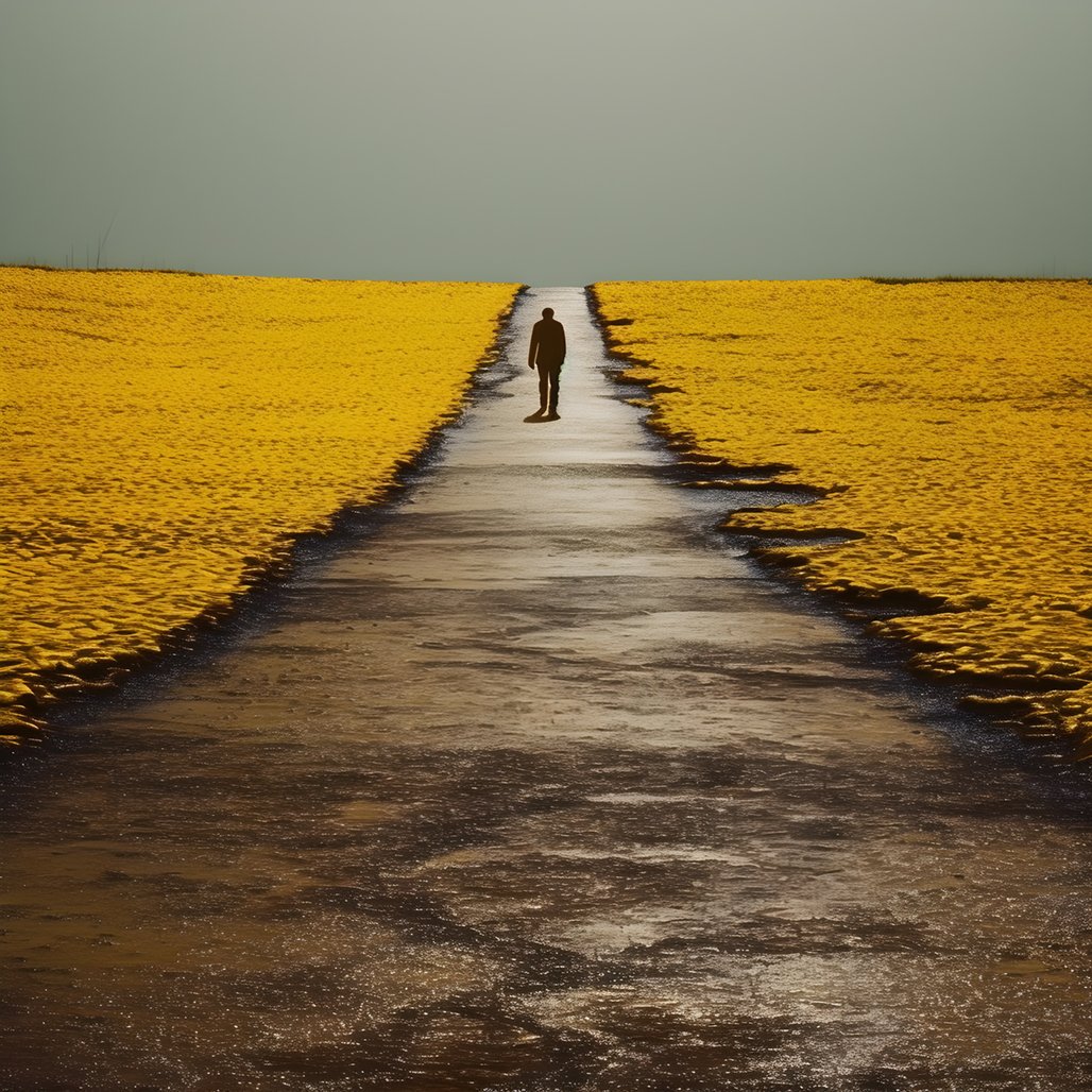 Du betrachtest gerade walk a long yellow road