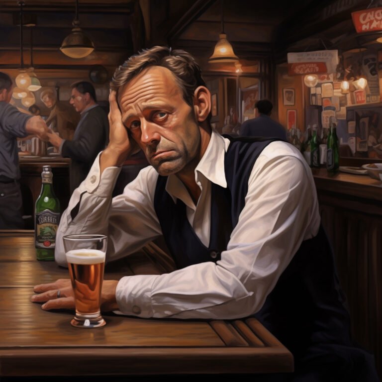 Fotorealistischer österreichischer Mann in seiner Arbeitskleidung.