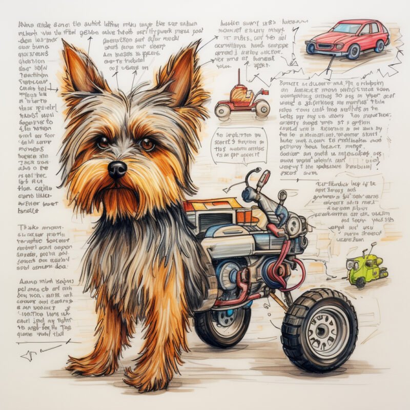 Mehr über den Artikel erfahren eine Erklaerung fuer einen mechanischen Yorkie-Hund