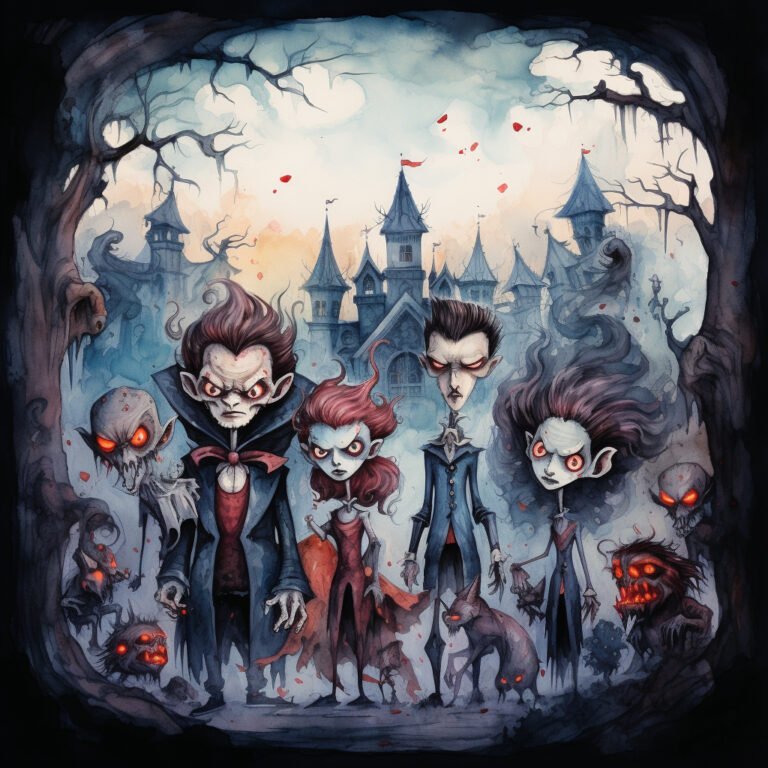 Halloween mit Vampiren und Werwoelfen