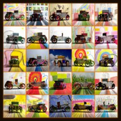 Der Dixie in bunten Farben