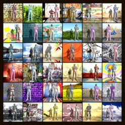 Nörpel vor seinen Welten