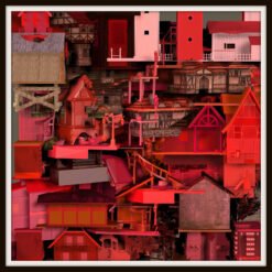 Gebäude mitten im Durcheinander I