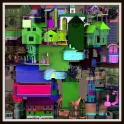 Gebäude mitten im Durcheinander II