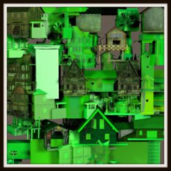 Gebäude mitten im Durcheinander III