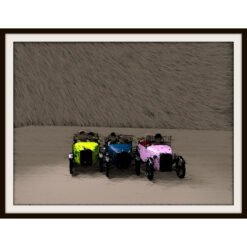 wohlgesetzte Ansichten von Kleinkindern in einem Auto VI