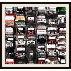 Autos übereinander in colored pencil III