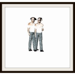 Männer die herumstehen I