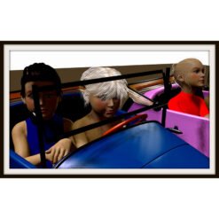 Kinder beim Autofahren als Zeugnis postmoderner Kultur