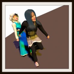 Anica und Anika als Spähtrupp