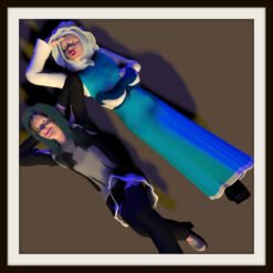 Anica und Anika spähen in die Luft