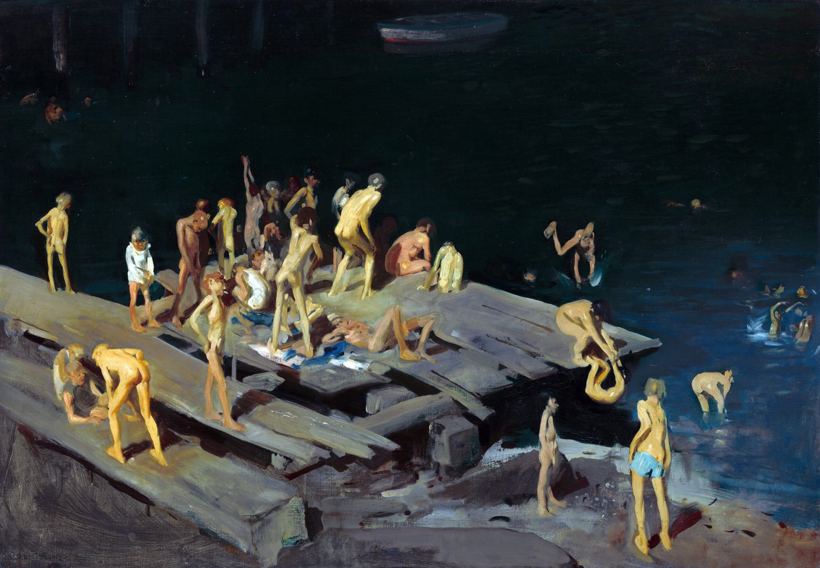 Du betrachtest gerade Zweiundvierzig Kinder (1907) von George Bellows.