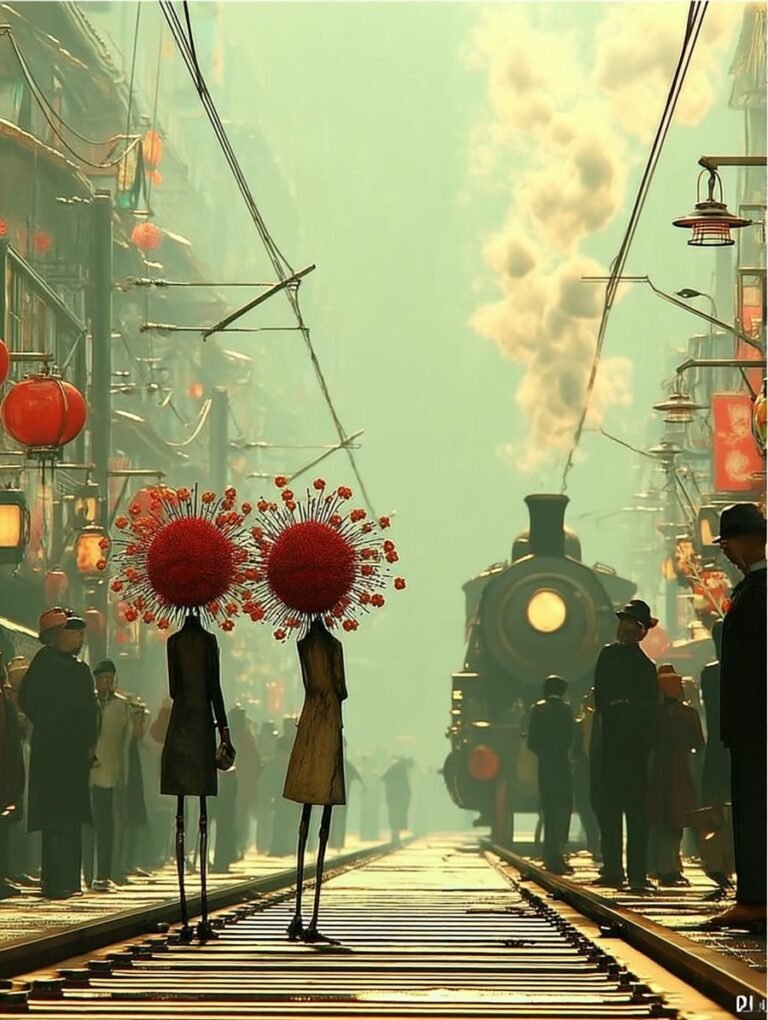 Pom und Pias Reise auf den glühenden Schienen