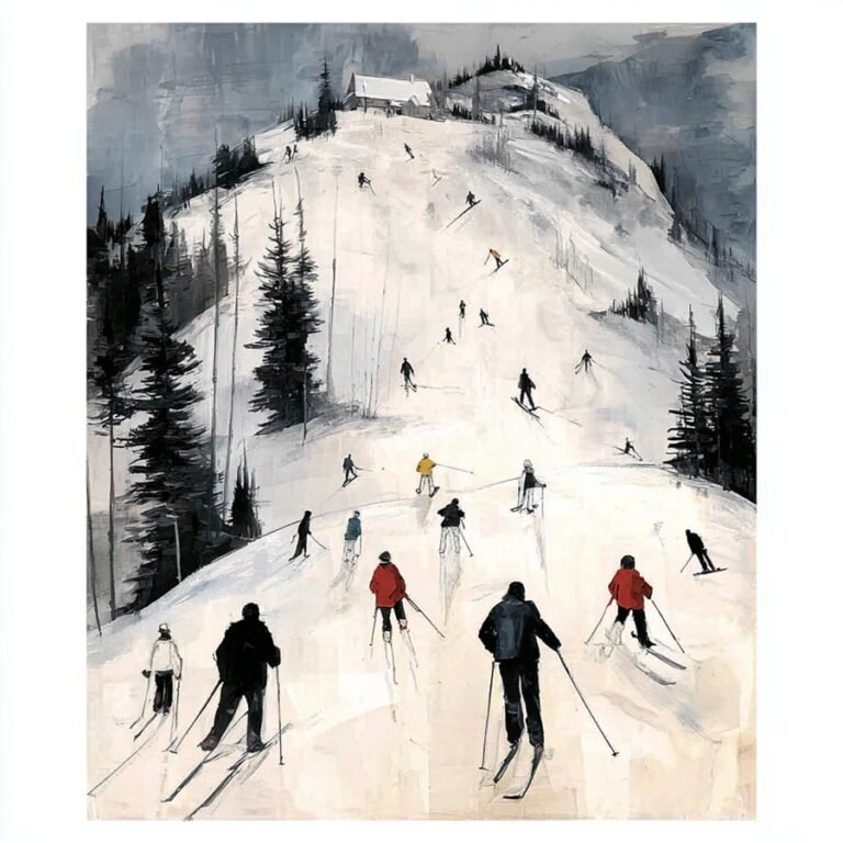 So viele Menschen am Berg